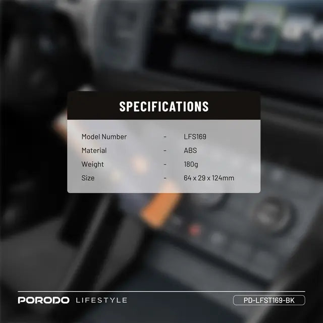Porodo Lifestyle Vehicle Emergency Safety Kit with Tool Cleaners, (PD-LFST169-BK) Porodo Lifestyle Vehicle Emergency Safety Kit with Tool Cleaners, (PD-LFST169-BK)